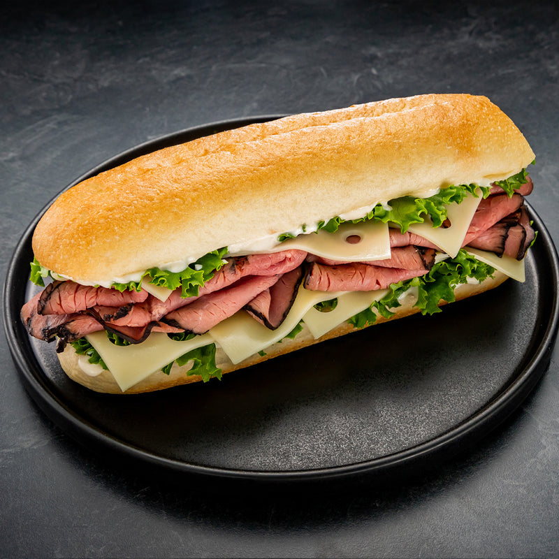 ROAST BEEF & SWISS SUB